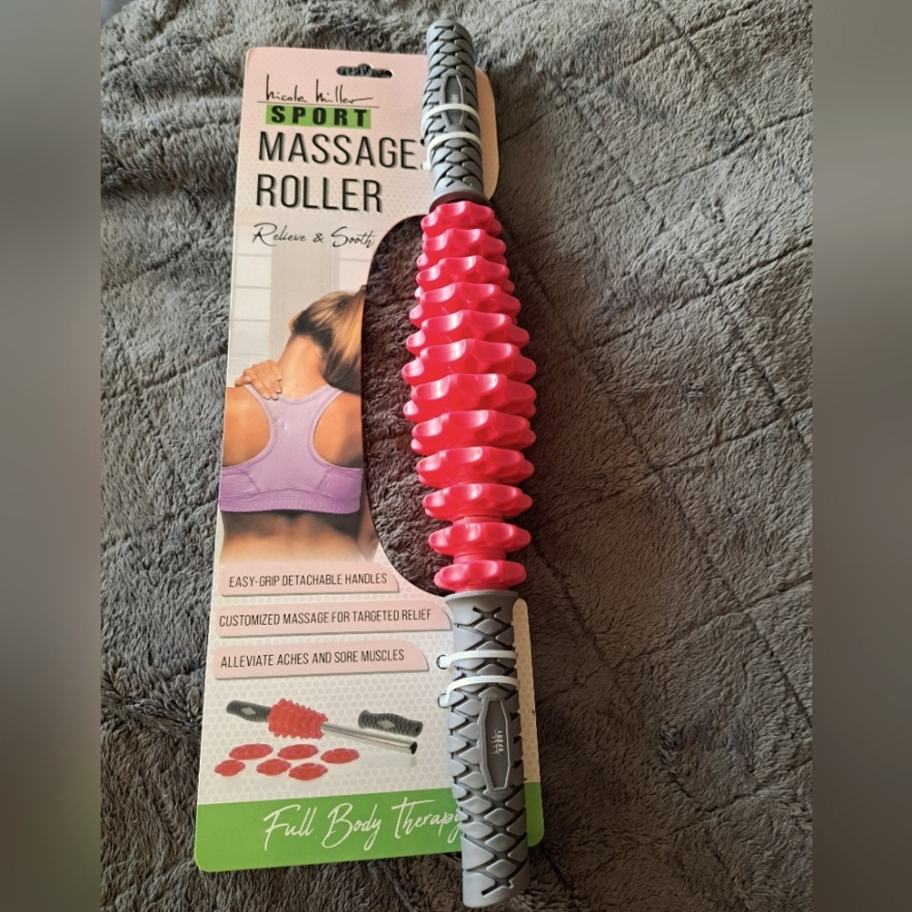 Nicole Miller Body Massage Muscle Roller, 16.5" Brand NEW